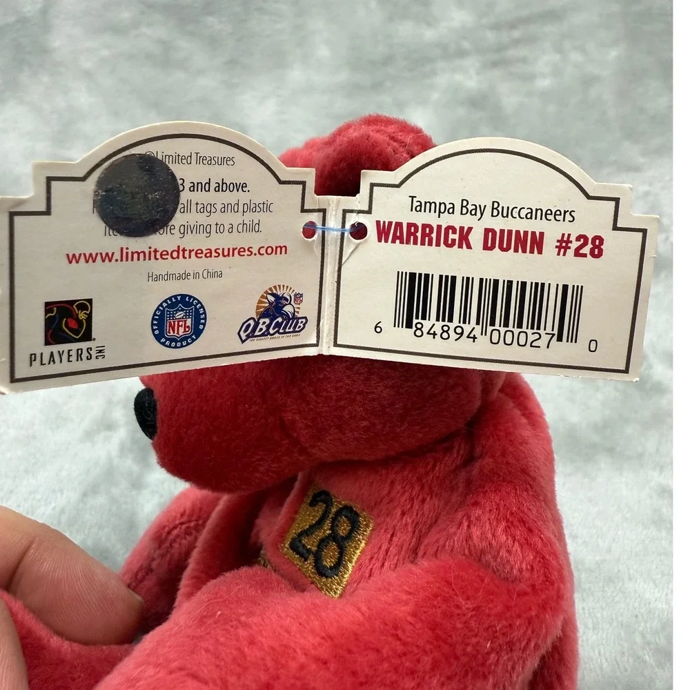 Warrick Dunn‎ Tampa Bay Buccaneers NFL Pro Bears #28 Limited Treasures